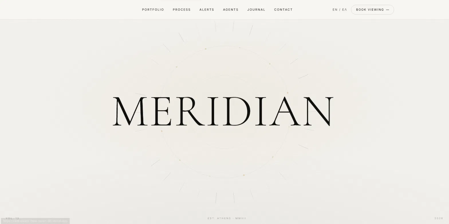 Meridian — website